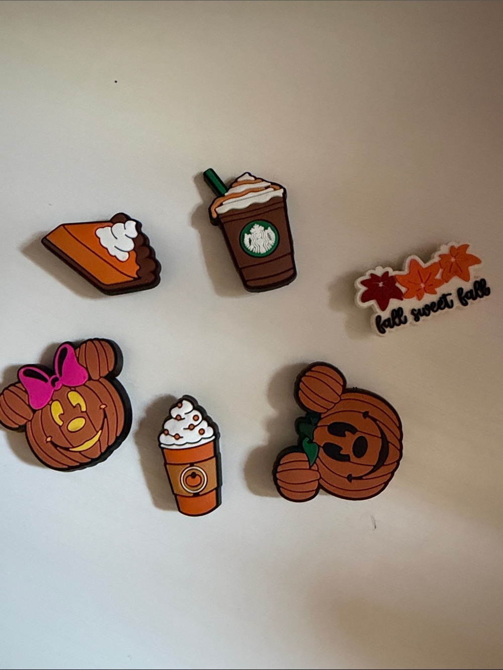 Fall Pumpkin Spice Crocs Charms